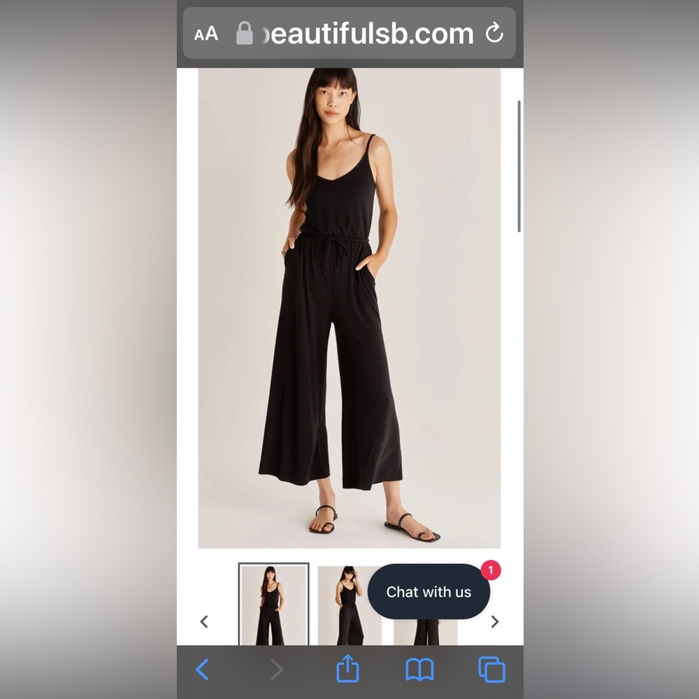 Z supply black jump suit